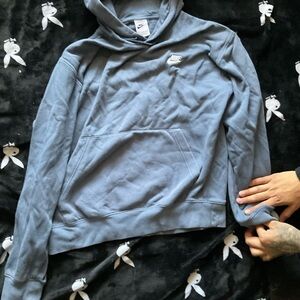 Nike Men's Blue Hoodie Sweater